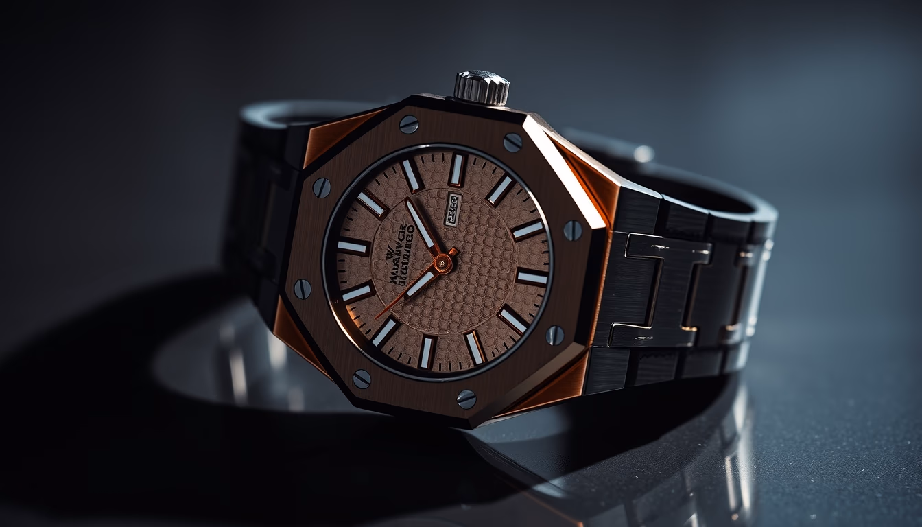 audemars piguet royal oak in editorial style