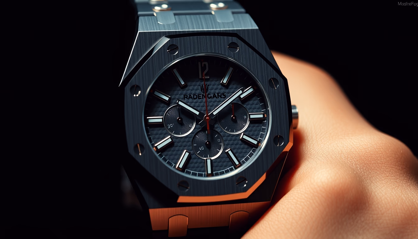 audemars piguet royal oak in editorial style