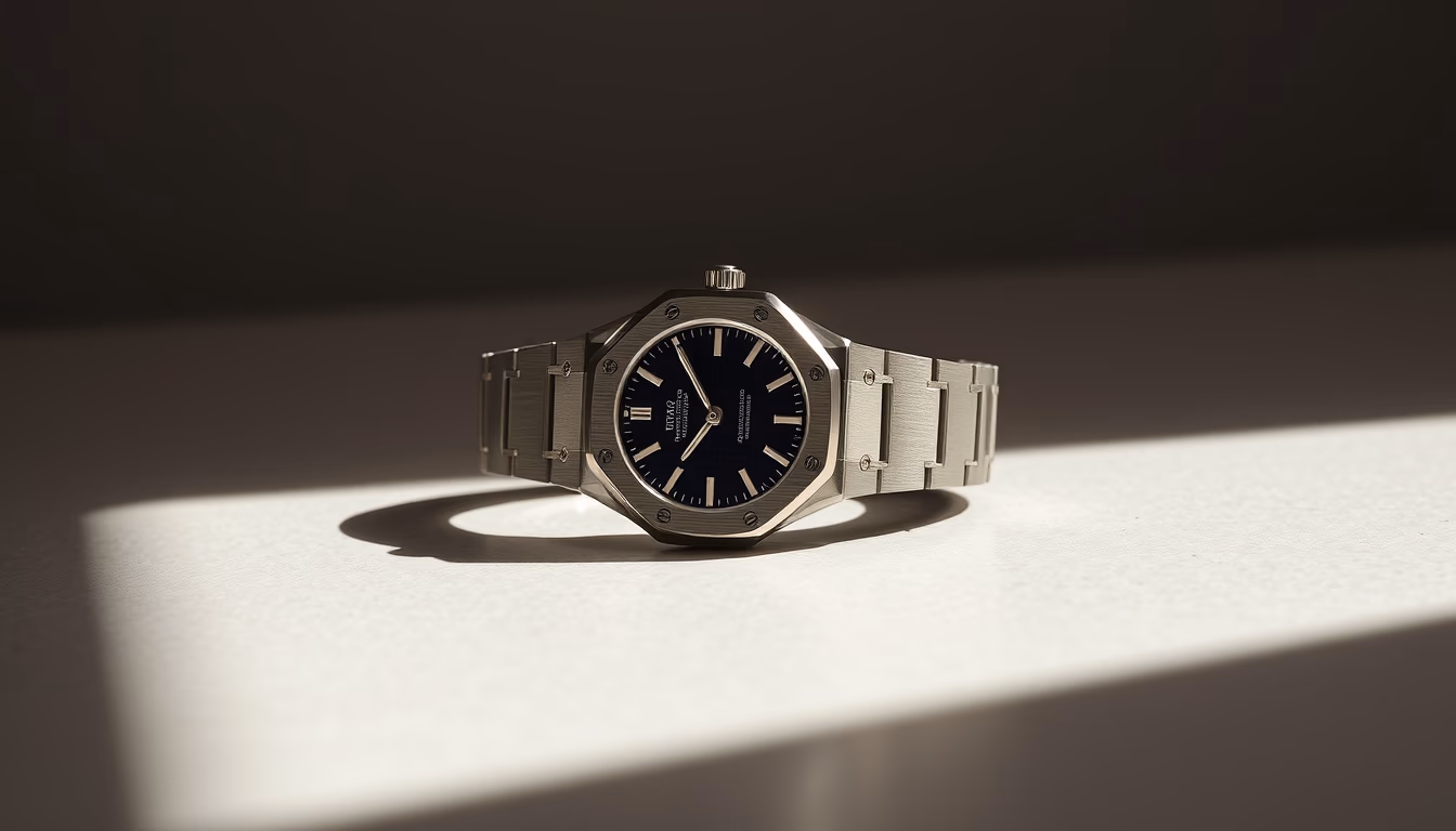 audemars piguet royal oak in editorial style