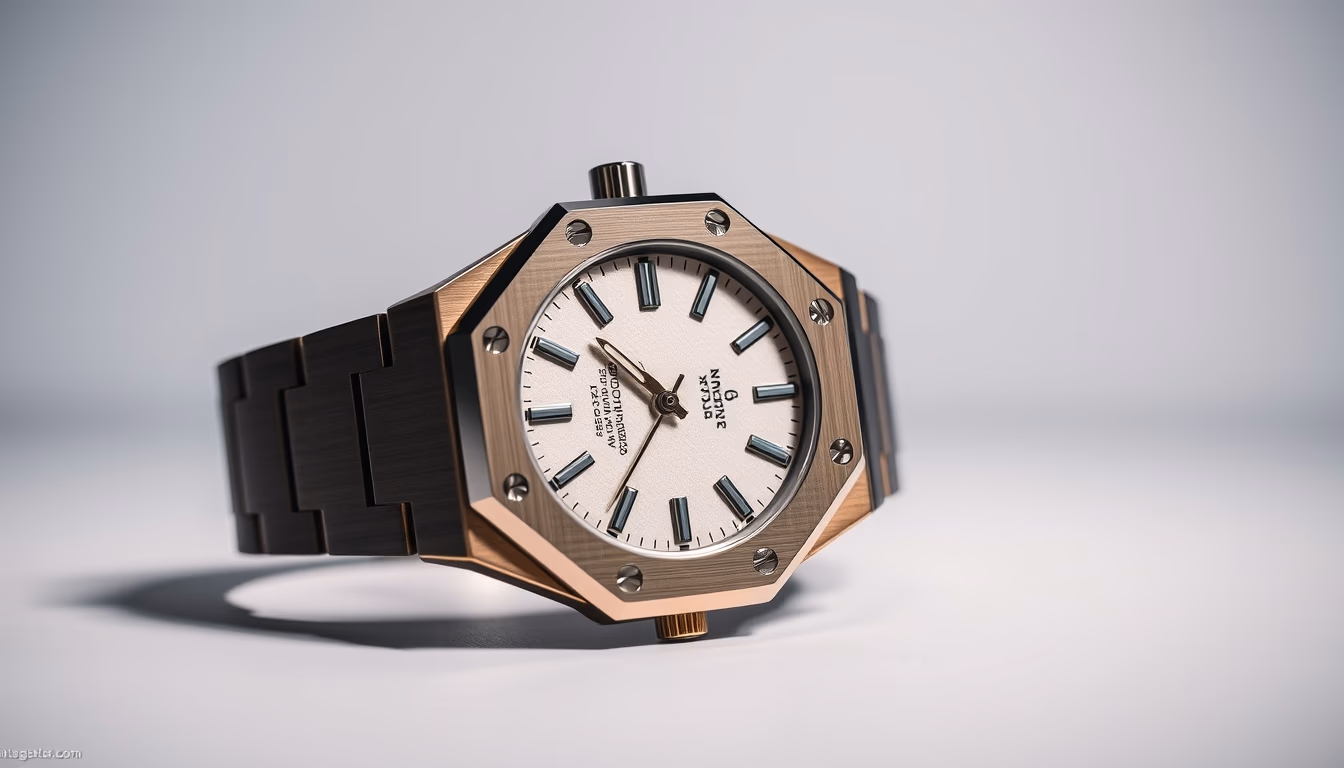 audemars piguet royal oak in editorial style