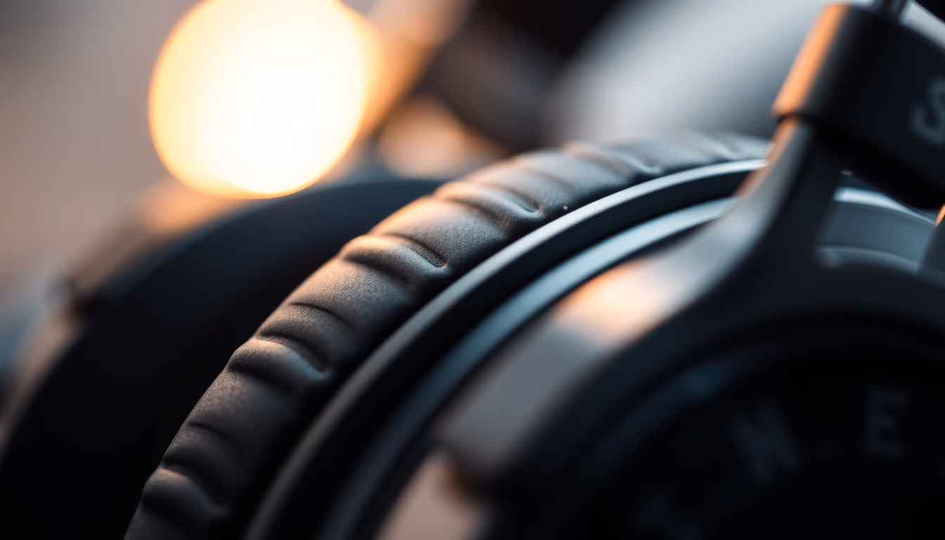 audiophile headphones planar in editorial style