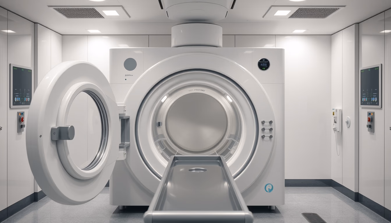 autoclave sterilizer in editorial style