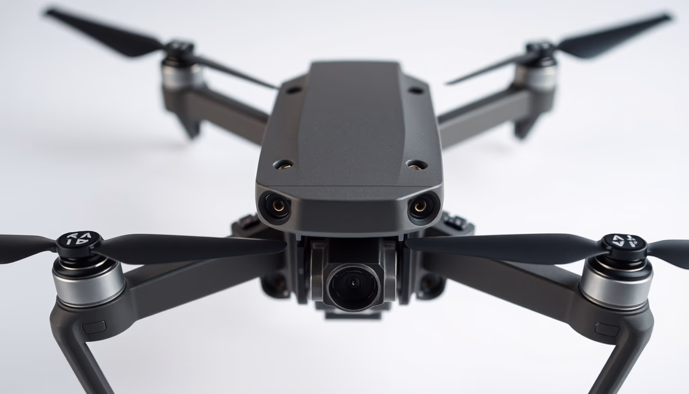 autonomous drone military in editorial style