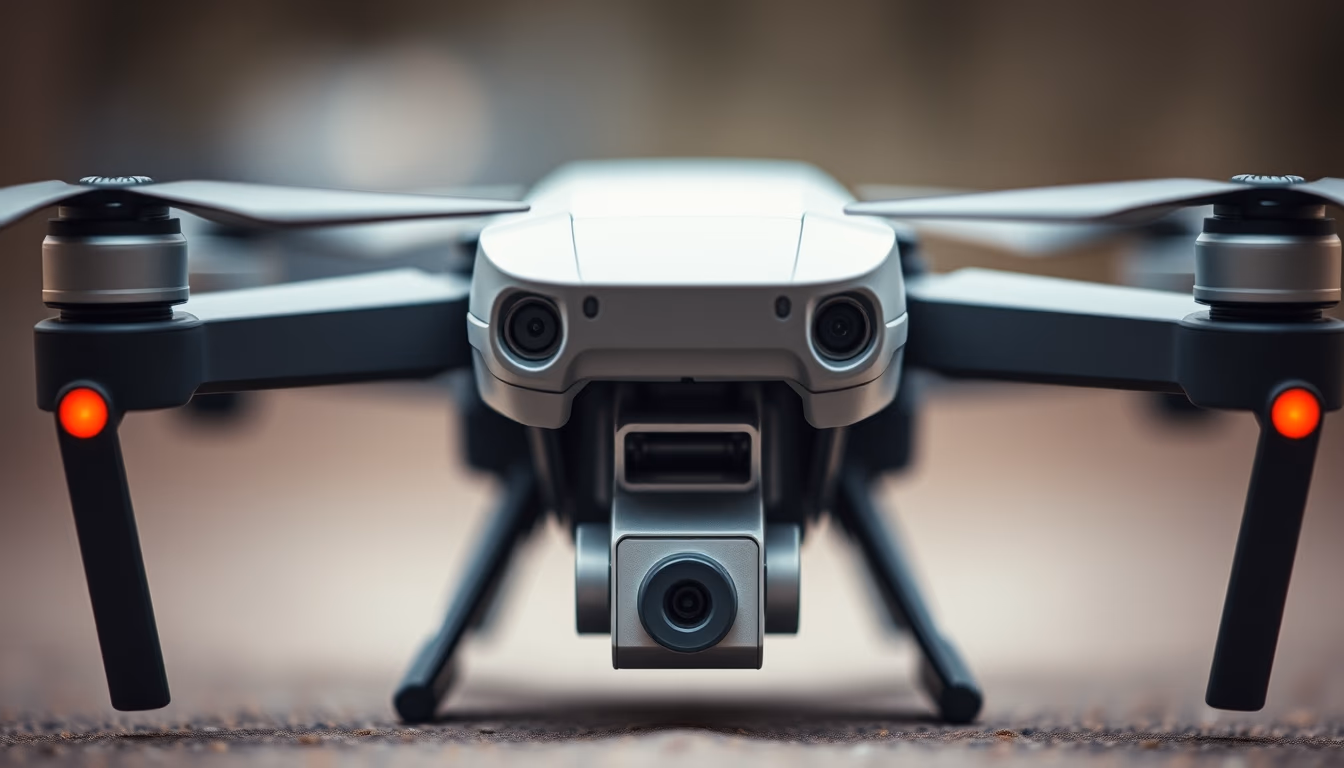 autonomous drone military in editorial style