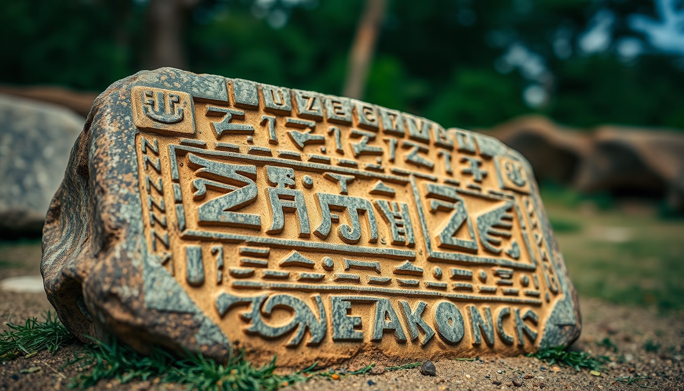 aztec calendar stone in editorial style