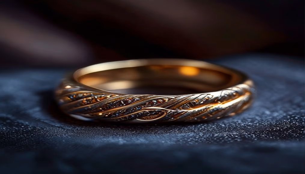 b-zero1 ring bulgari spiral in luxury editorial photography