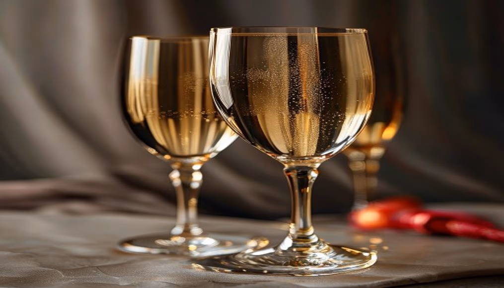baccarat harcourt champagne flute set in luxury editorial photography
