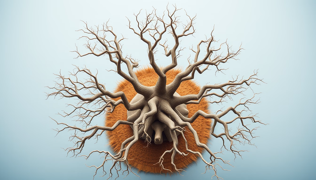 baobab tree madagascar in editorial style