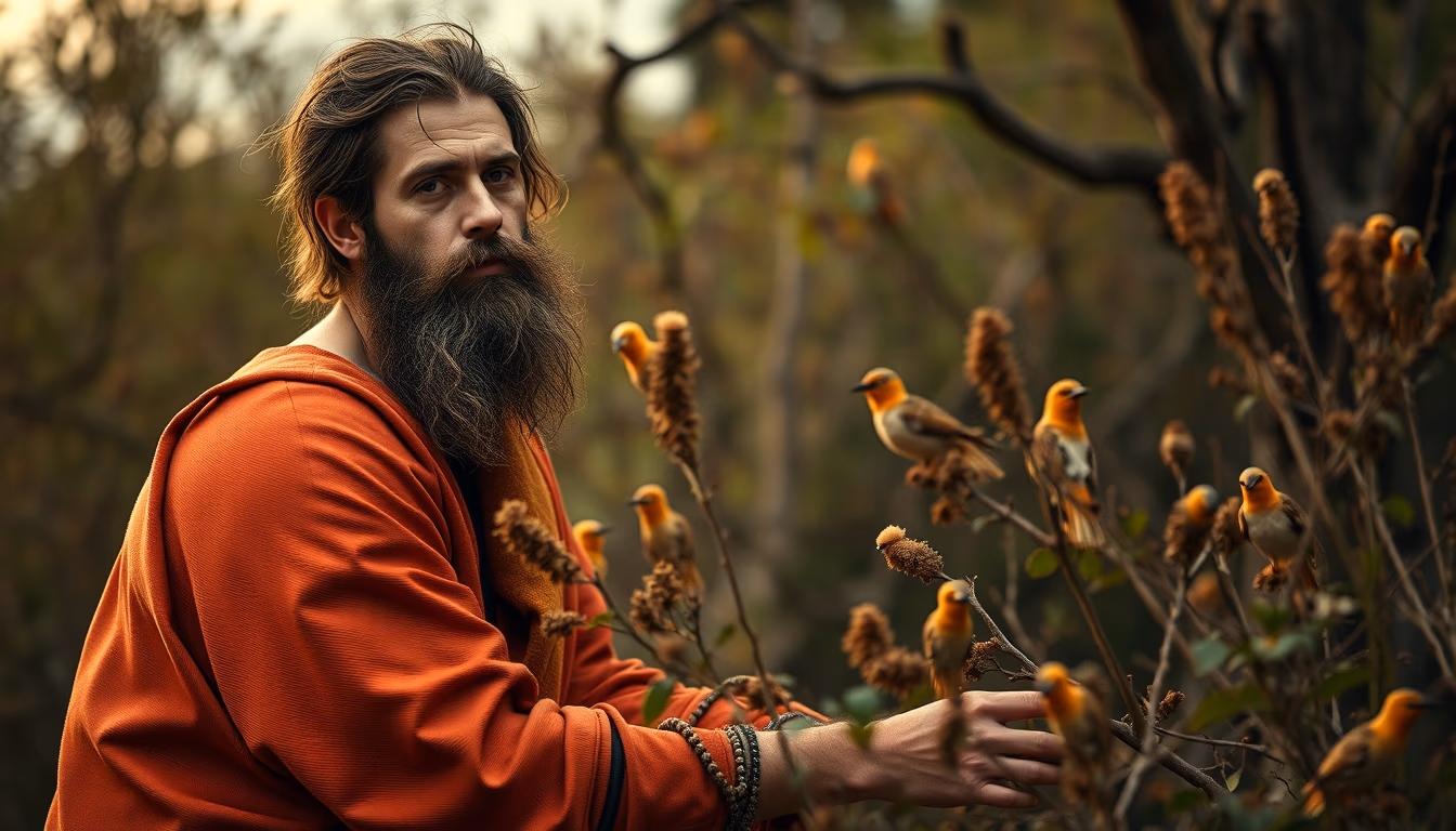 baroque drama caravaggio in editorial style