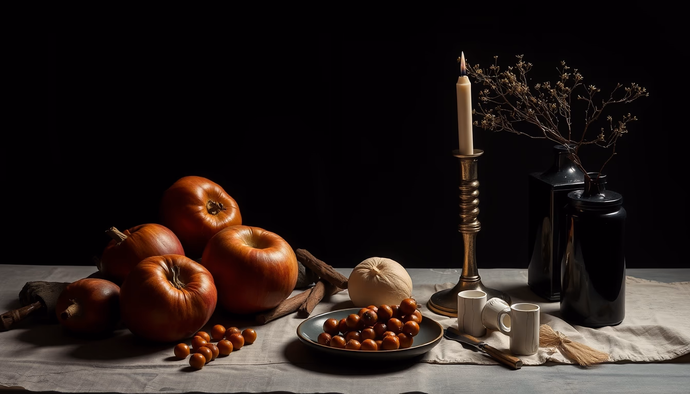 baroque drama caravaggio in editorial style