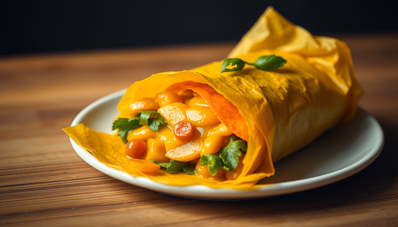 beeswax wraps food in editorial style