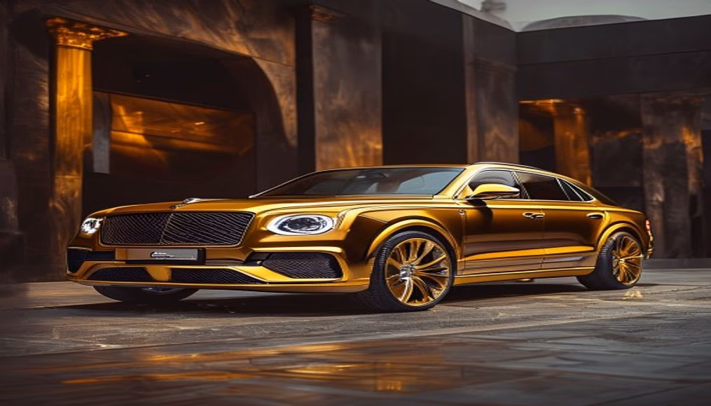 Bentley bentayga ewb em fotografia editorial de luxo