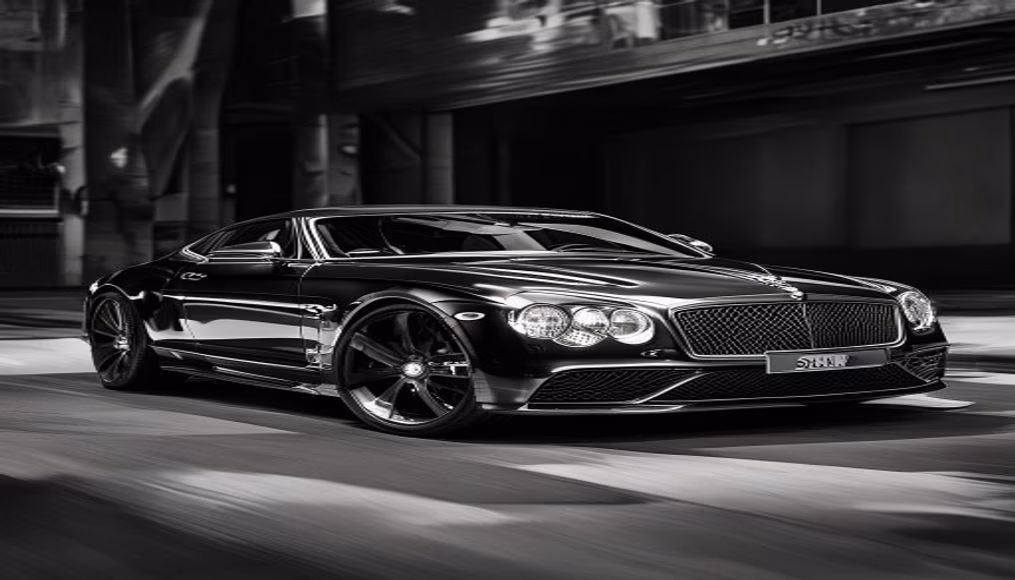 bentley continental gt mulliner in luxury editorial photography