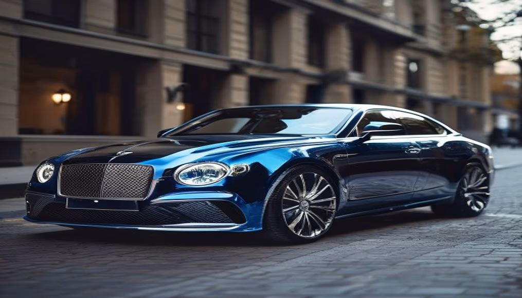 bentley flying spur w12 azure in luxury editorial photography