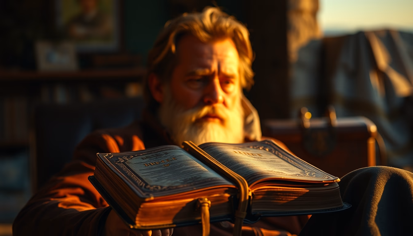 bible old leather in editorial style