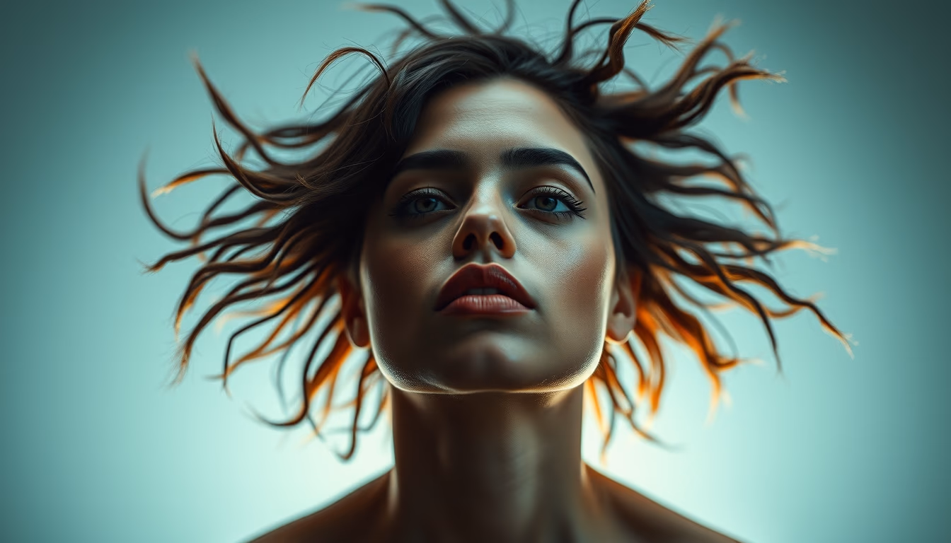 big bang artistic concept in editorial style