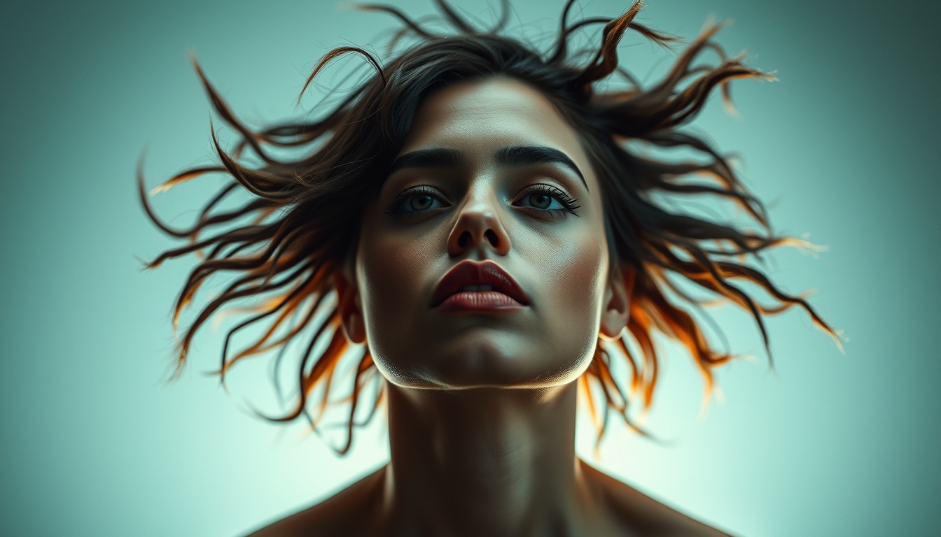 big bang artistic concept in editorial style