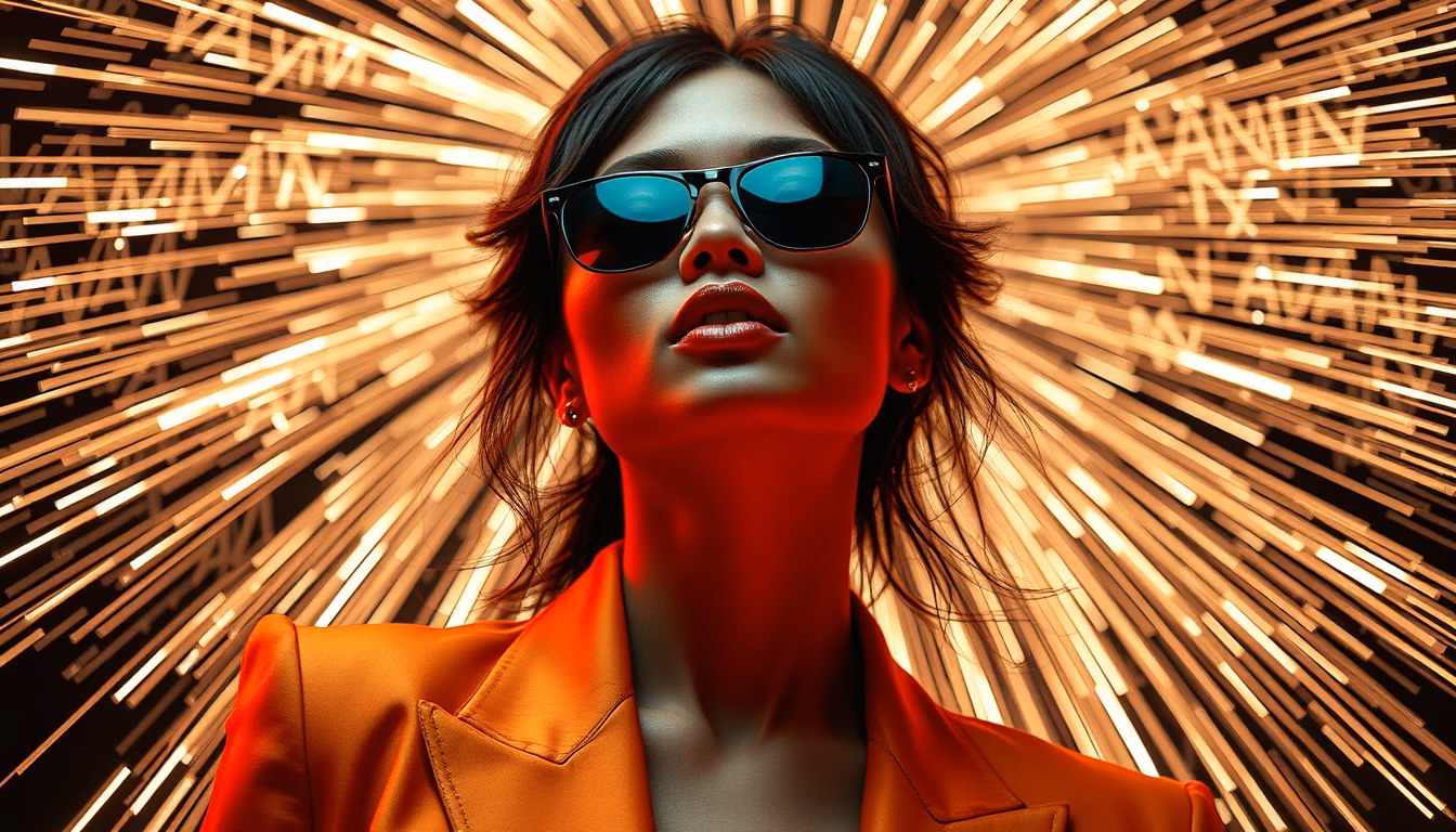 big bang artistic concept in editorial style