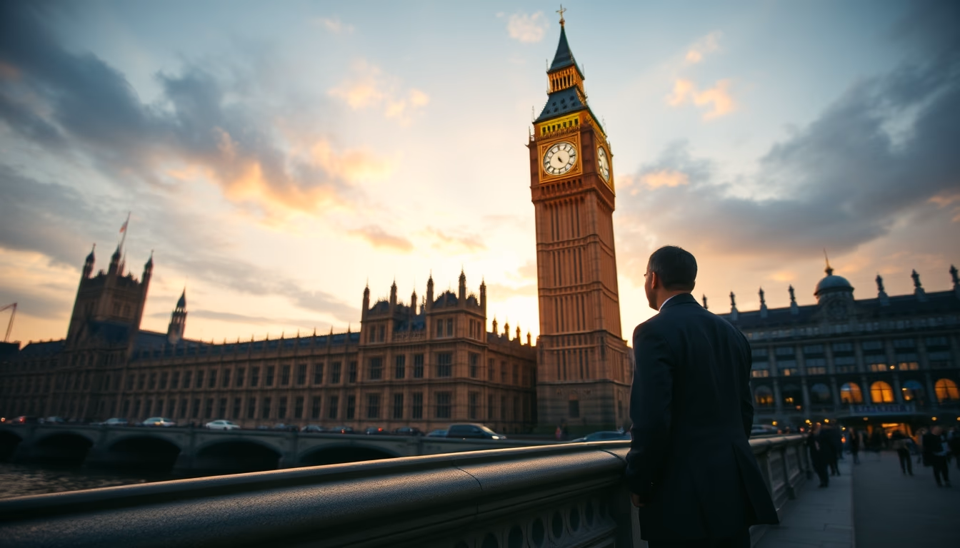 big ben london tower in editorial style