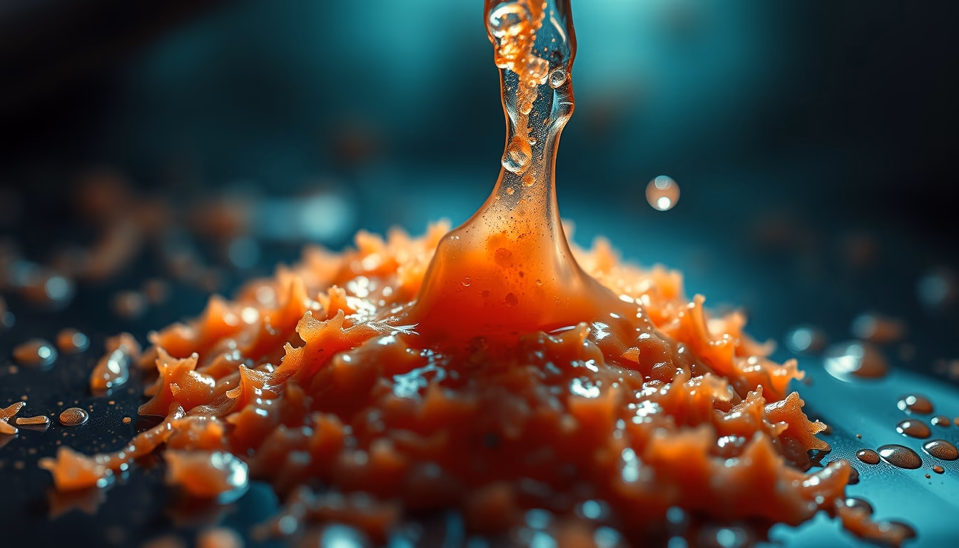 biofilm bacterial slime in editorial style