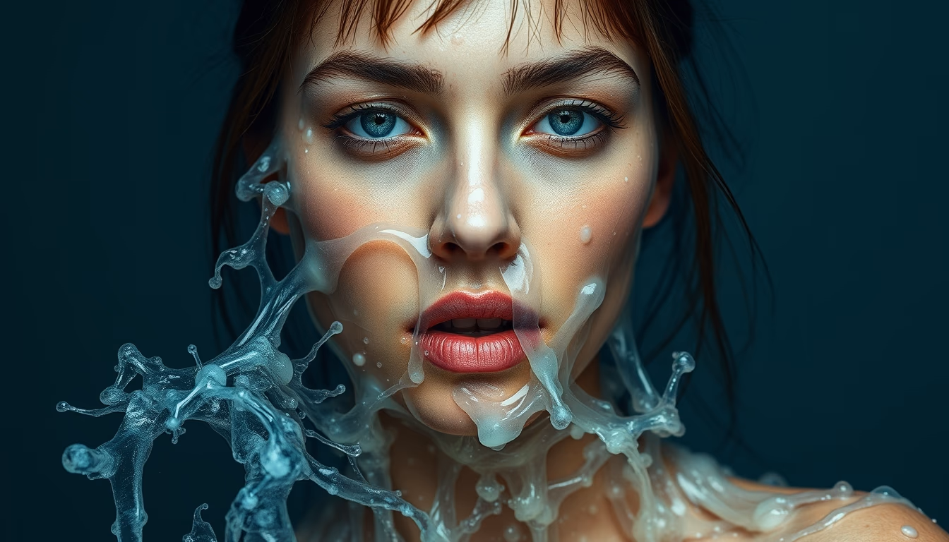 biofilm bacterial slime in editorial style