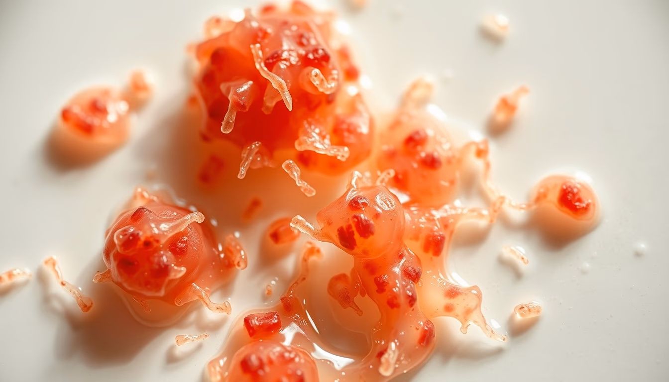 biofilm bacterial slime in editorial style