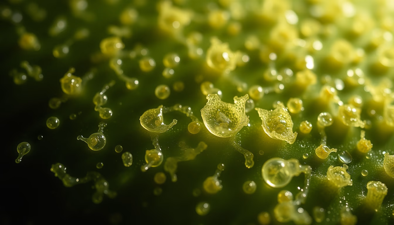 biofilm bacterial slime in editorial style