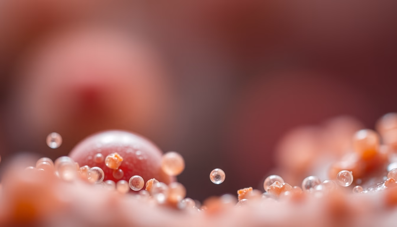 biofilm bacterial slime in editorial style