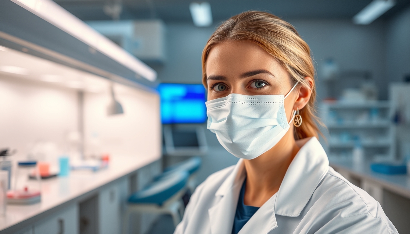 biomedical lab clean in editorial style