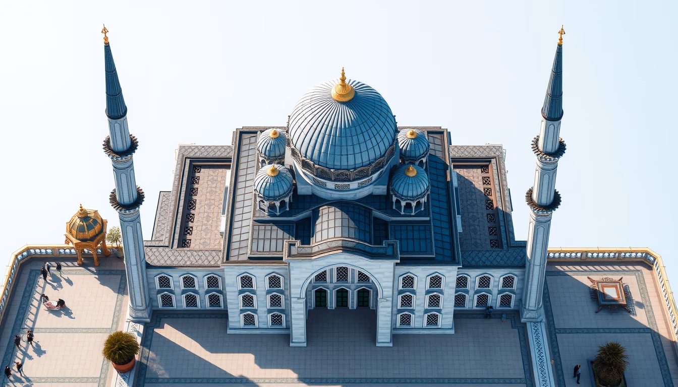 blue mosque istanbul in editorial style