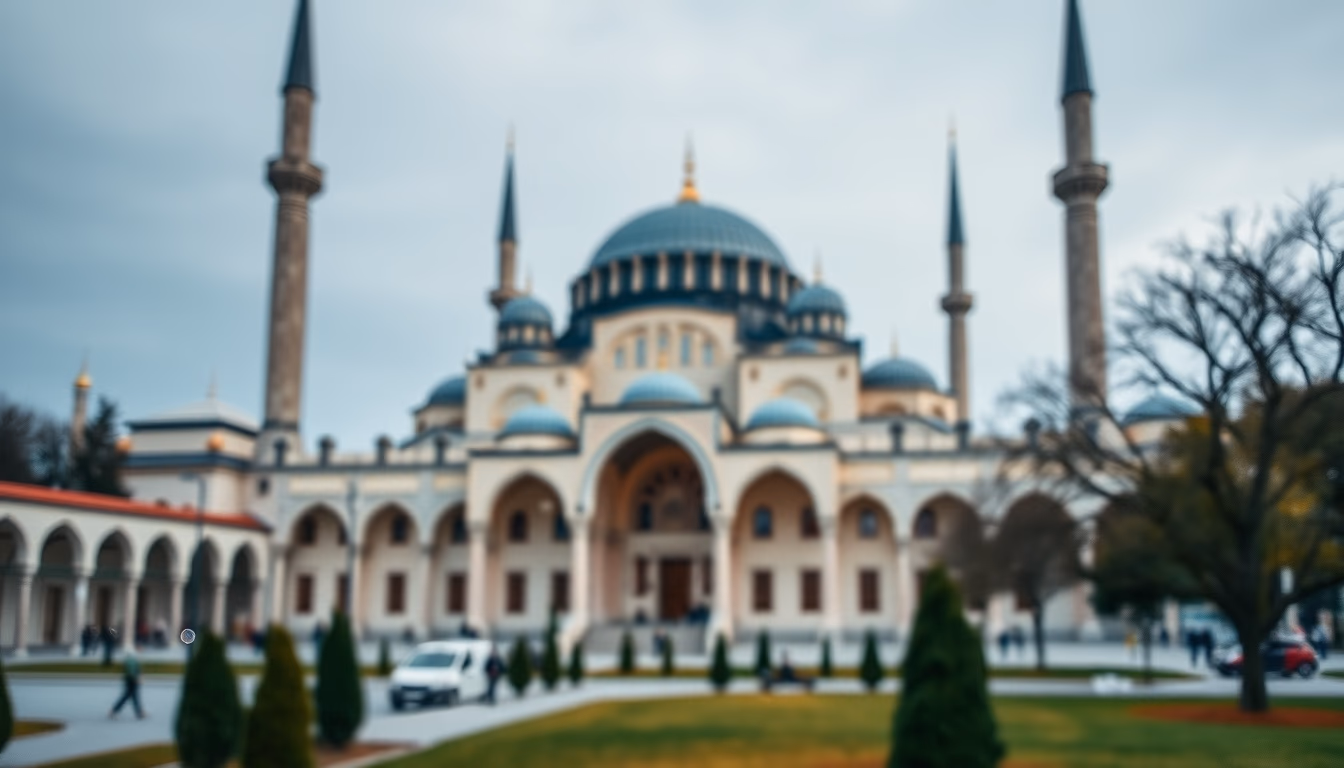 blue mosque istanbul in editorial style