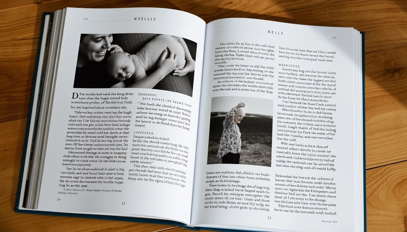 book of kells page in editorial style