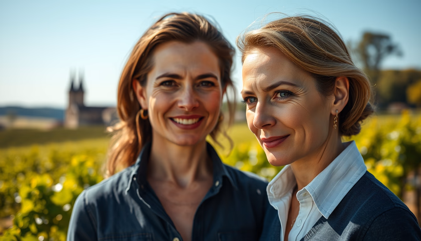 bordeaux chateau vineyards in editorial style