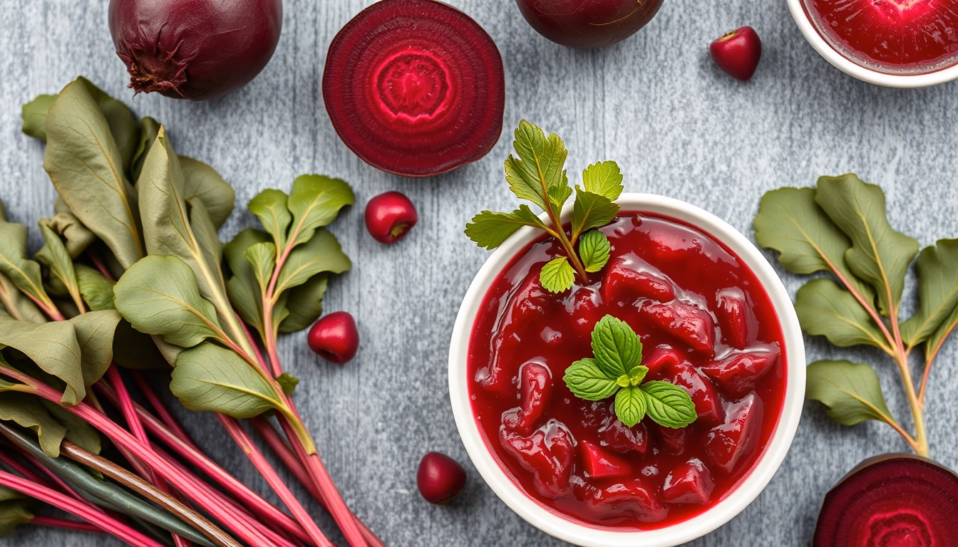 borscht russian beet in editorial style