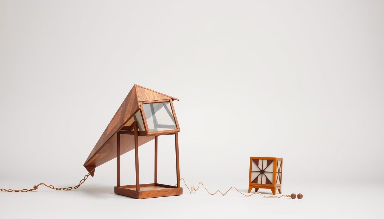 box kite vintage in editorial style