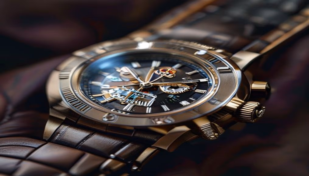 breguet marine chronograph 5527 in luxury editorial photography