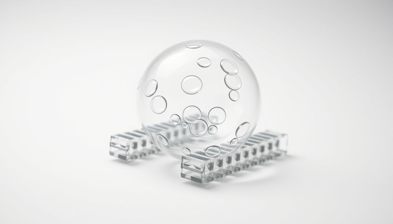 bubble chamber tracks in editorial style