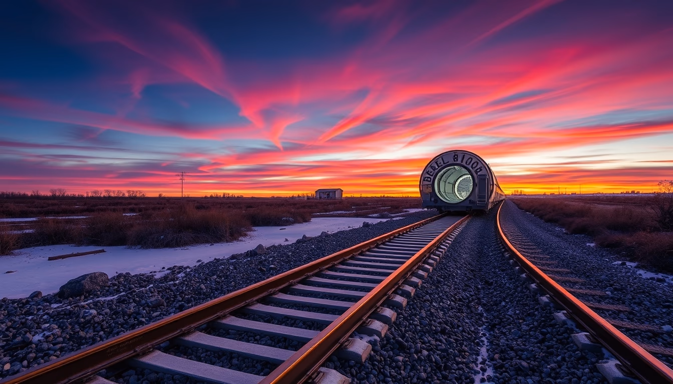 bubble chamber tracks in editorial style