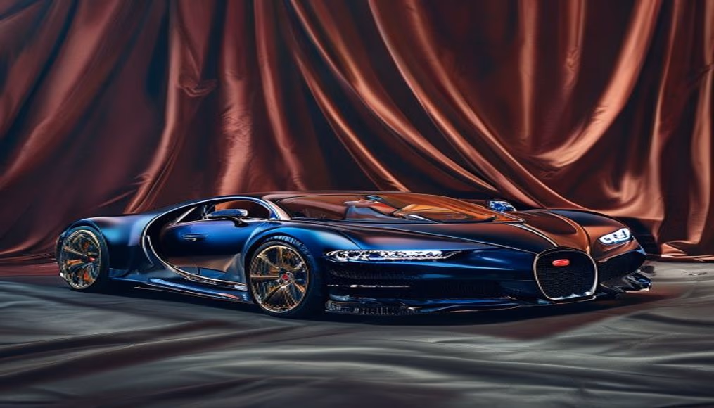 Bugatti centodieci hommage em fotografia editorial de luxo