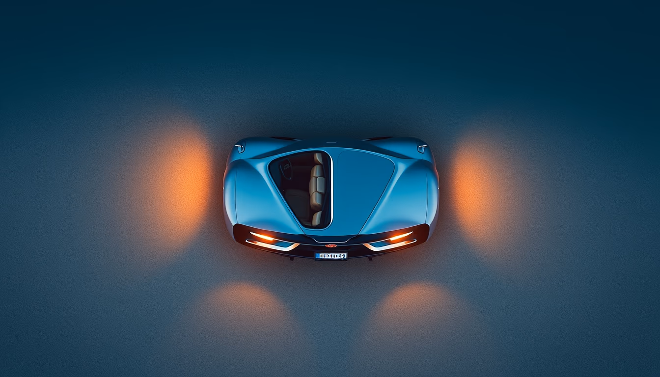 bugatti type 35 in editorial style