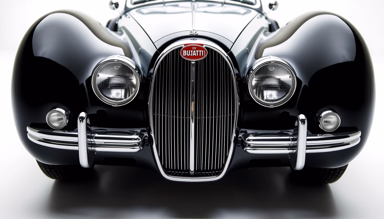 bugatti type 35 in editorial style