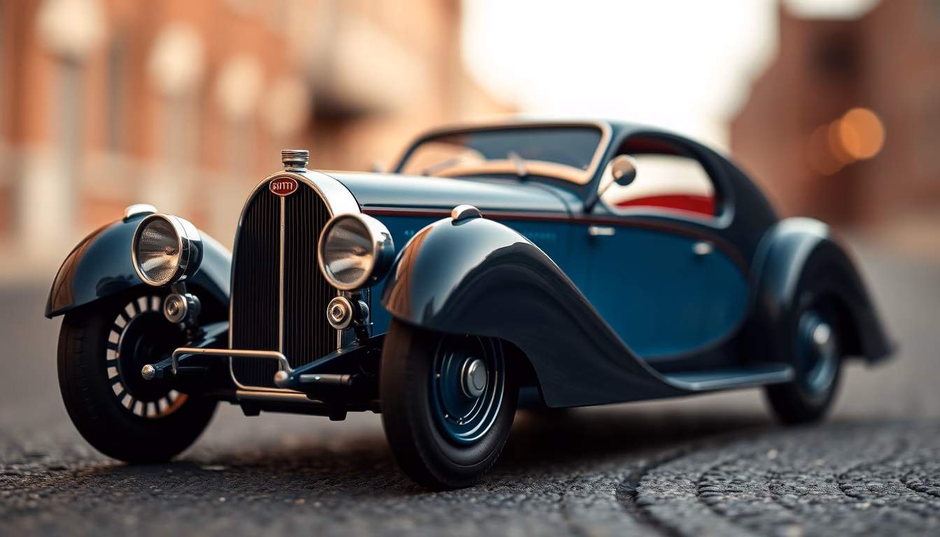 bugatti type 35 in editorial style