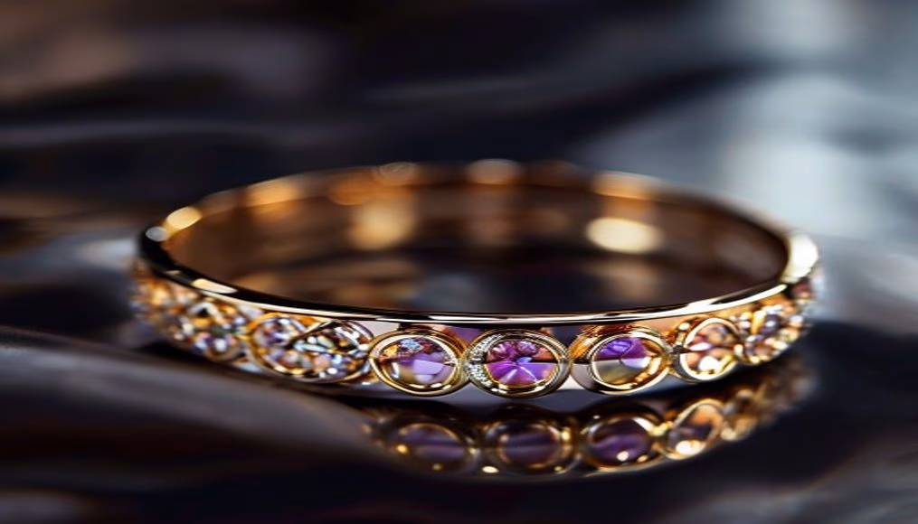 bulgari b-zero1 bracelet in luxury editorial photography