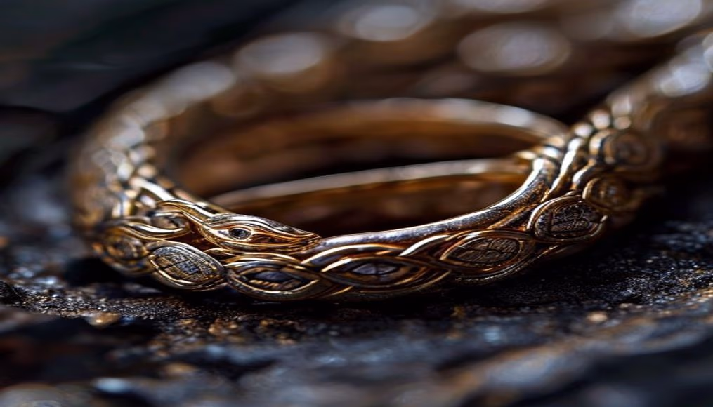Bulgari serpenti bracelet snake em fotografia editorial de luxo