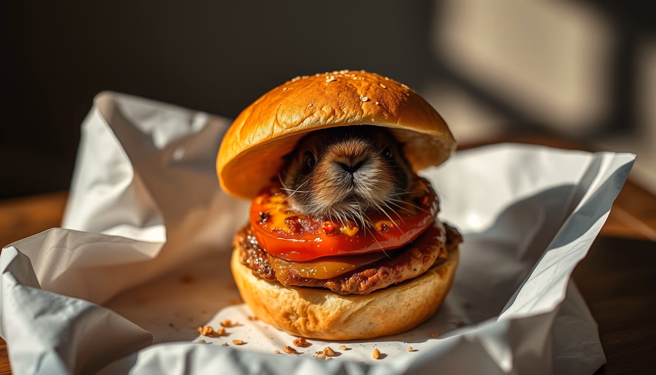bunny chow south african in editorial style