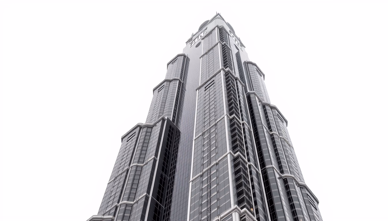 burj khalifa dubai in editorial style