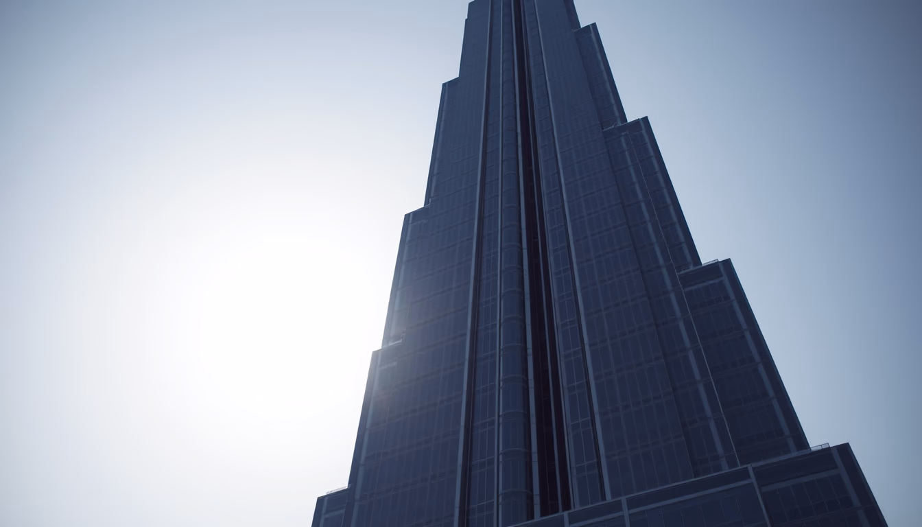 burj khalifa dubai in editorial style