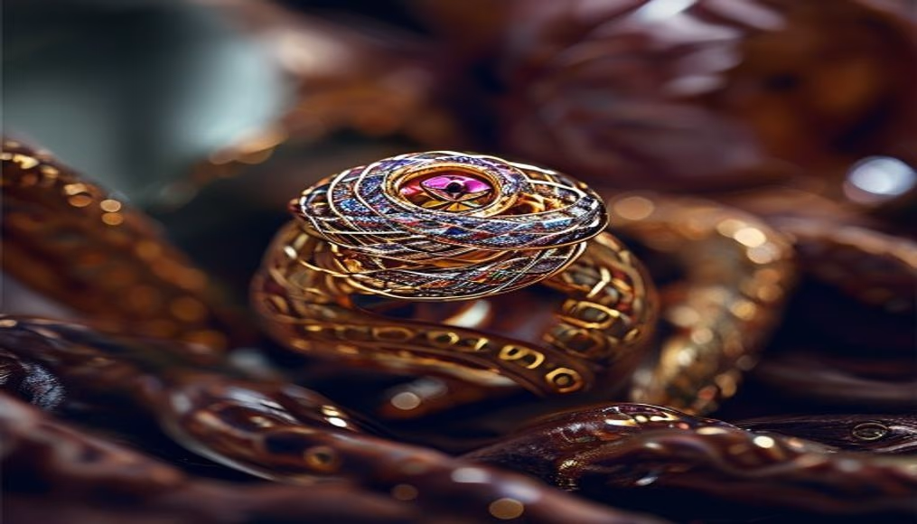 Bvlgari serpenti hypnosis em fotografia editorial de luxo