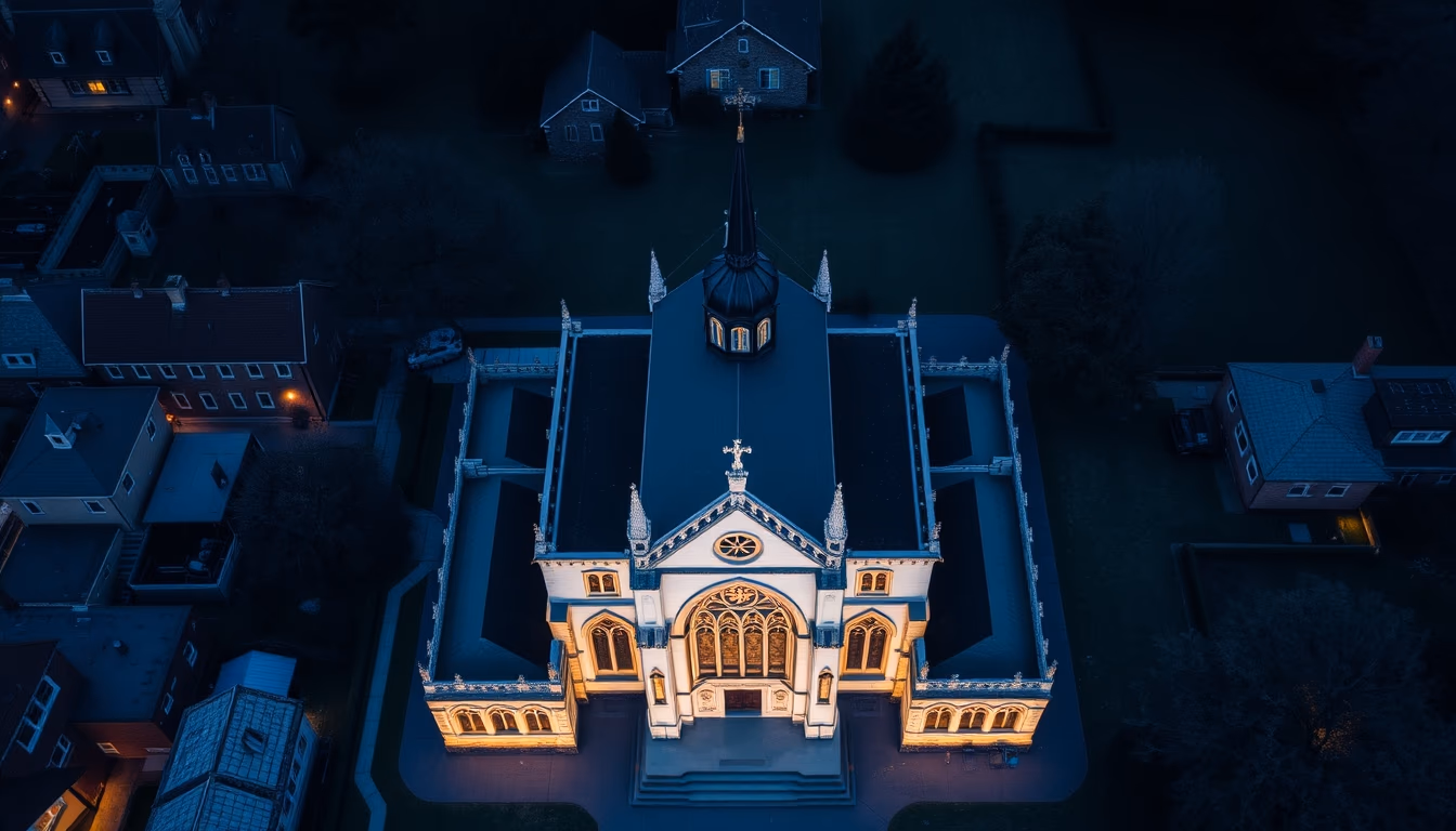 cambridge kings chapel in editorial style