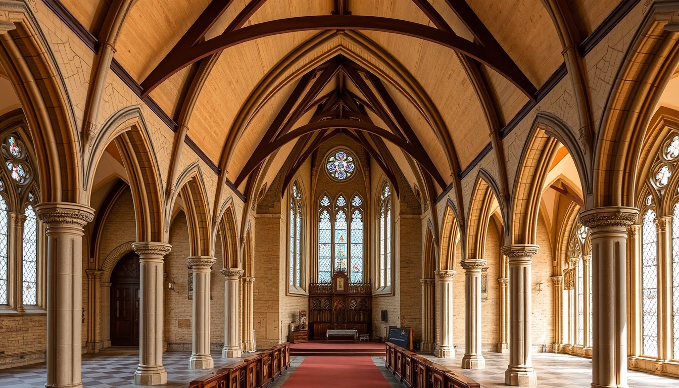 cambridge kings chapel in editorial style